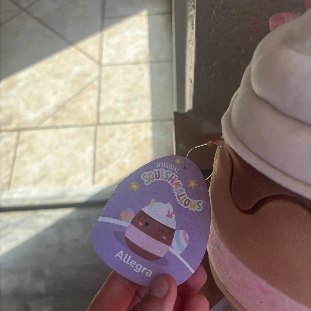 Squishmallows 8" Allegra the Chocolate Frappe 2025 Plush Easter - Picture 3 of 3